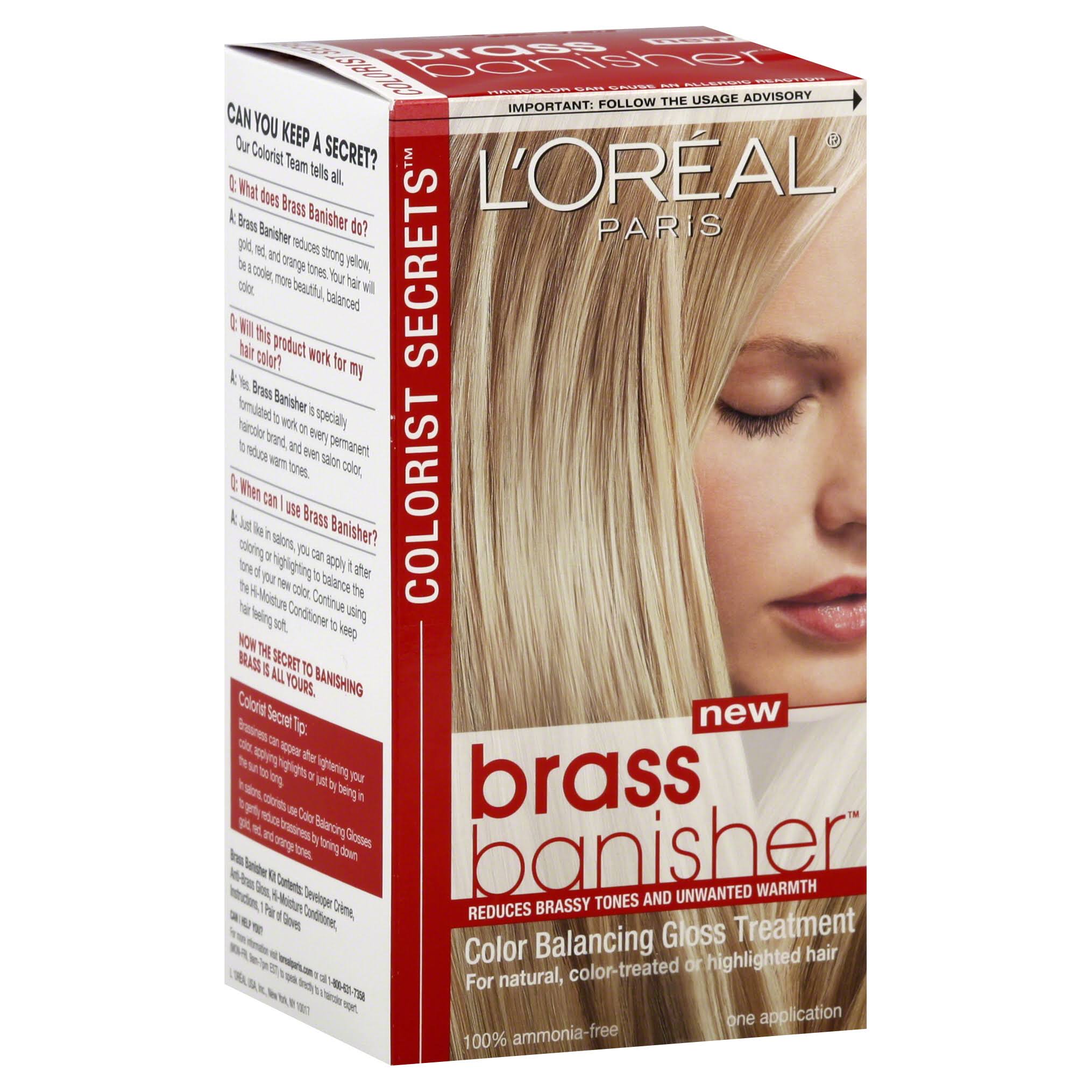 L'oreal Paris Brass Banisher Hair Color - 1 application
